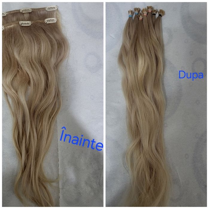 Recondiționez extensii de par din orice prindere