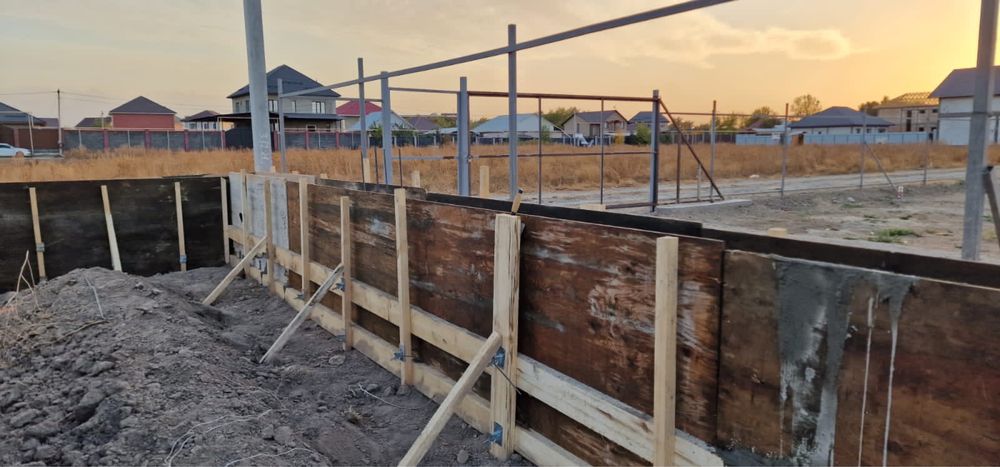 Оплубка для фундамента и моналита