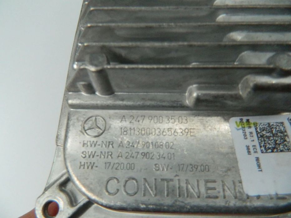 Droser calculator modul far LED Mercedes W247,GLC W253,GLE W167, W463 cod A2479003503