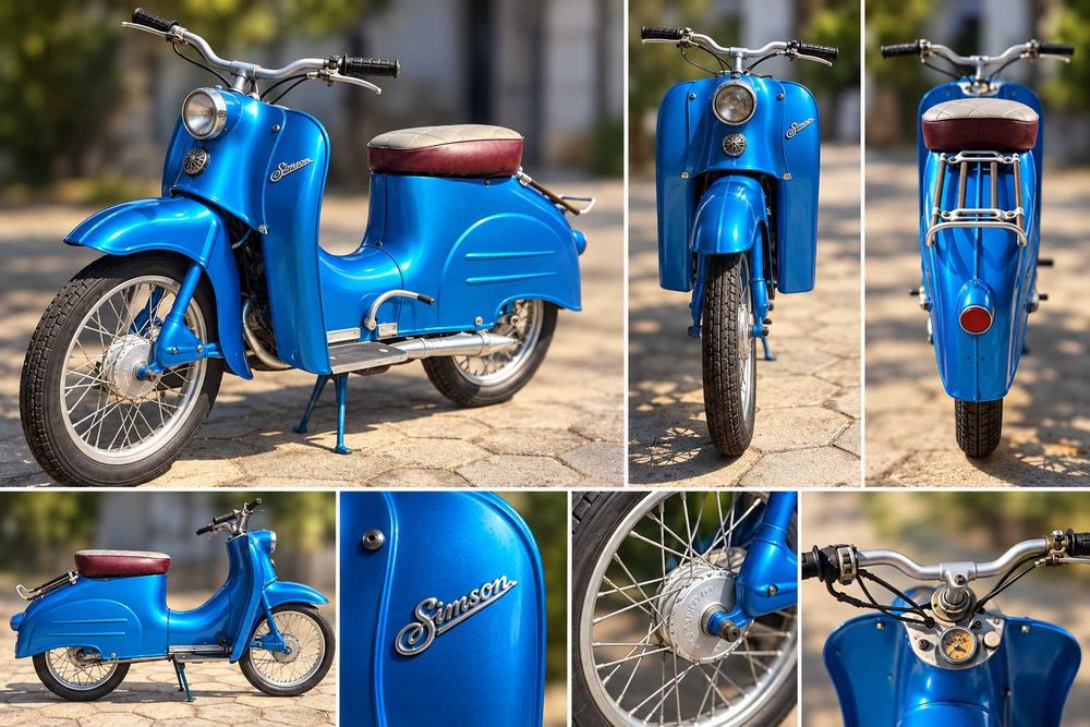 Ретро мотори Simson Schwalbe KR51/1 и  SR2 - 2бр