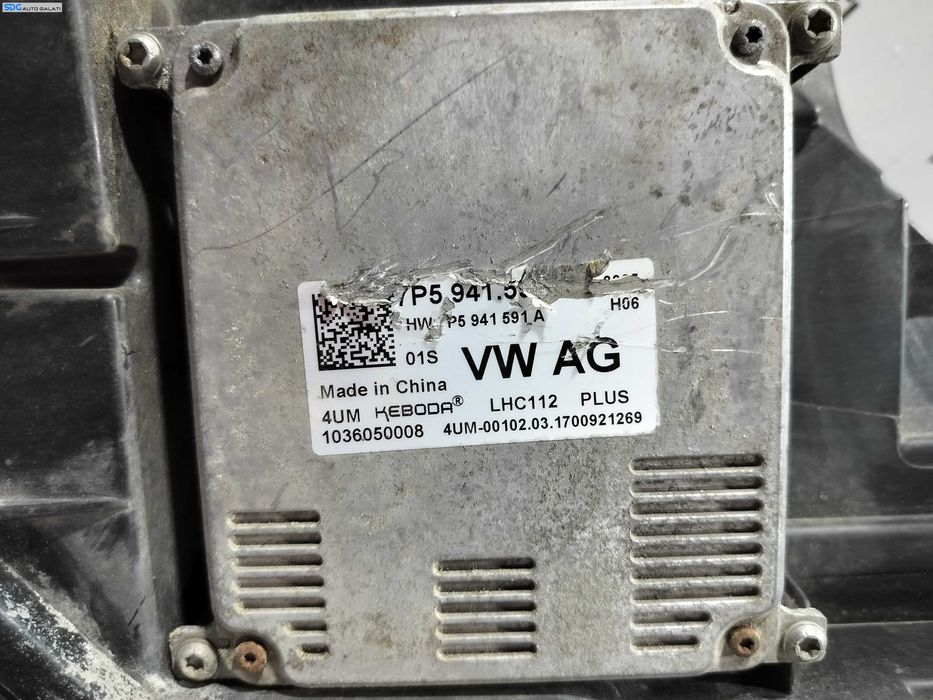 Far Dreapta cu Lupa LED Skoda Octavia 3 Facelift FL 2017 - 2020 Cod 5E2941016D 5E2941016E [LC1019]