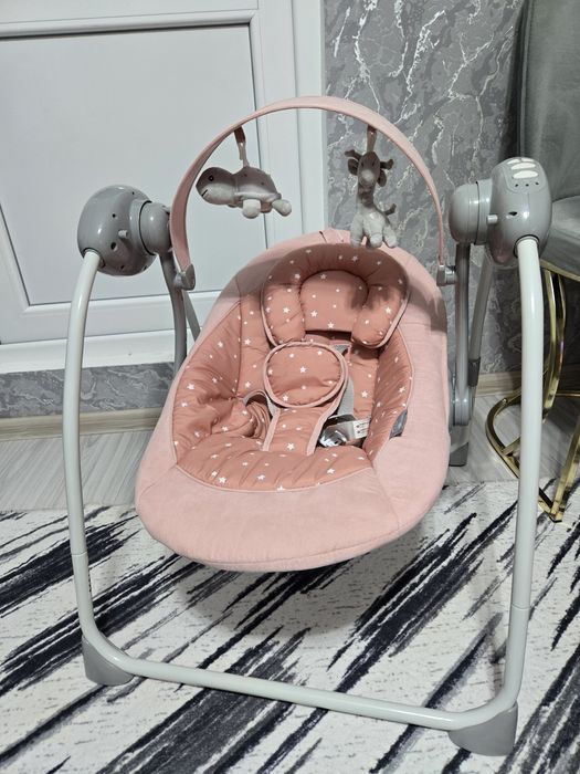 Шезлонг-люлка за момиче