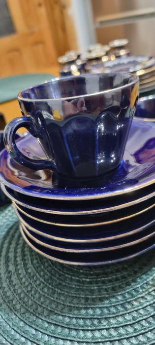 Set cafea portelan aur