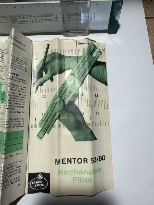 Линия FABER-CASTELL MENTOR 52/80 Rechenstab Fibel