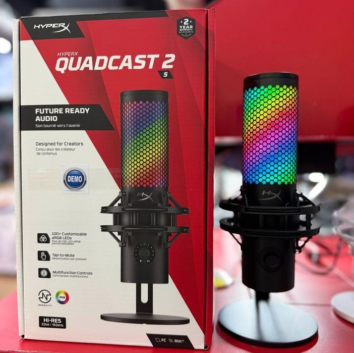 Hyperx Quadcast 2 S Проводной Микрофон USB