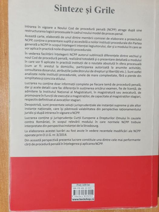 Procedura penala. Partea generala. Mihail Udroiu