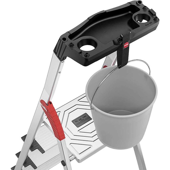 Scară dublă din aluminiu ComfortLine L80 – Hailo 7 trepte