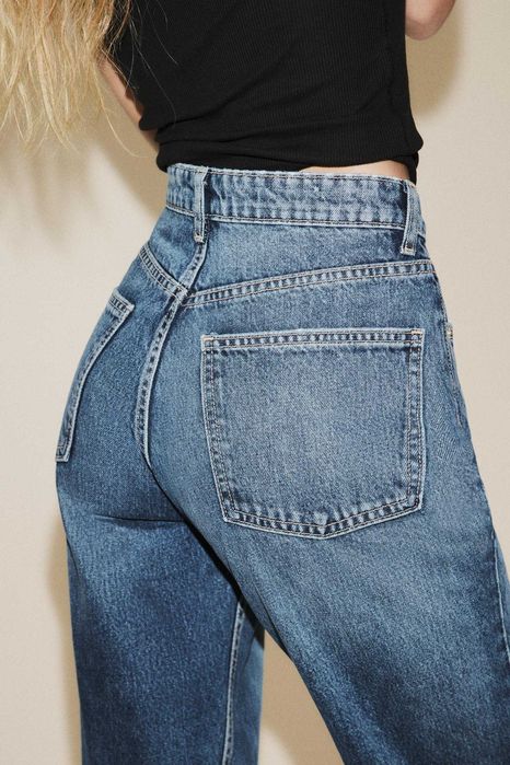 Джинсы ZARA новые мом фит