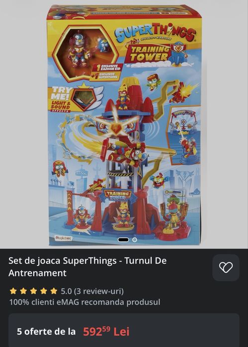 Super Things turnul de antrenament