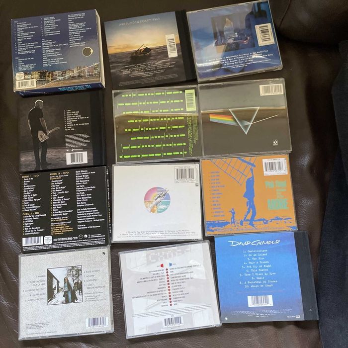Colectie 12 cd-uri Pink Floyd, David Gilmour, Roger Waters