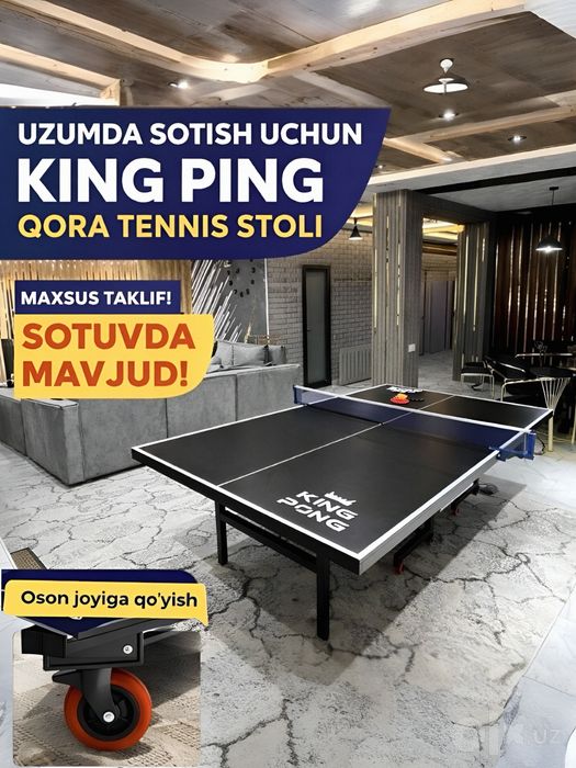 Rangli stol tennis faqat bizda optim va donaga