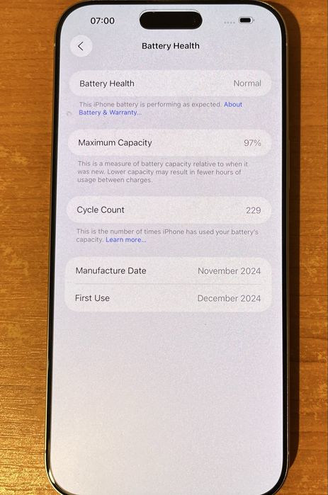 iPhone 16 pro max 512