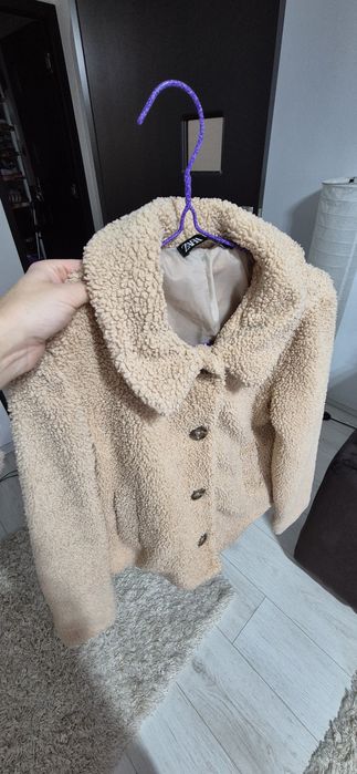 Geaca teddy Zara mărimea S