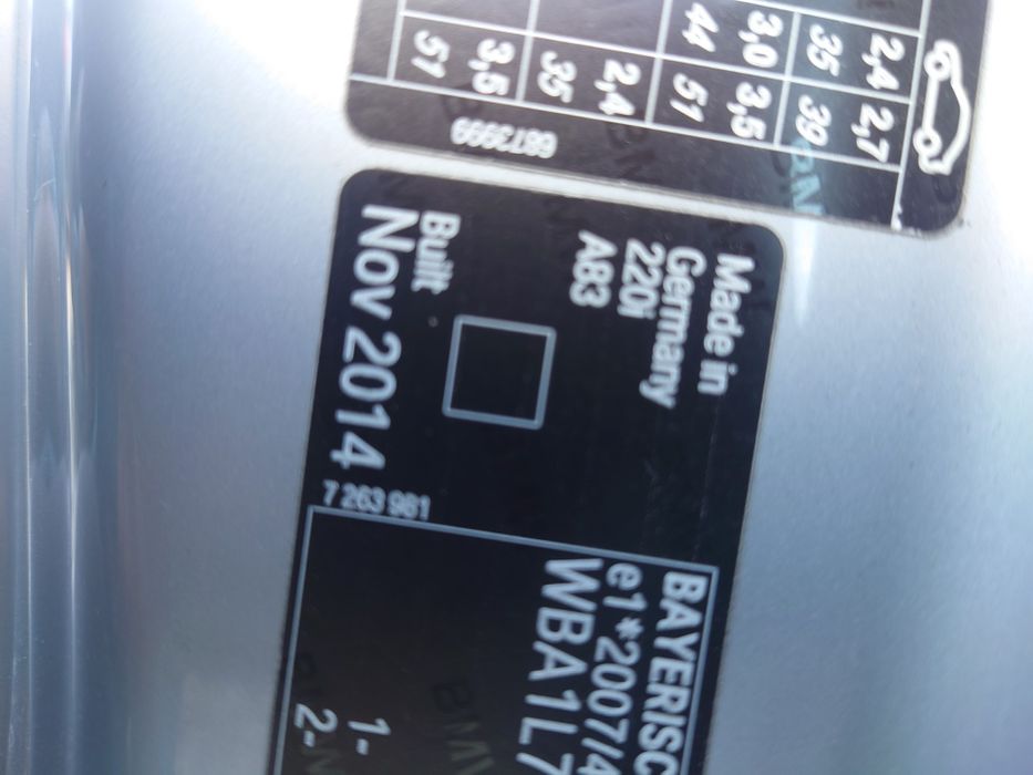 Ușa dreapta Bmw seria 2 F22 F23 coupe cabrio