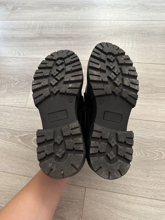 Loafers mocasini Cafe Noir piele 38 cu platforma