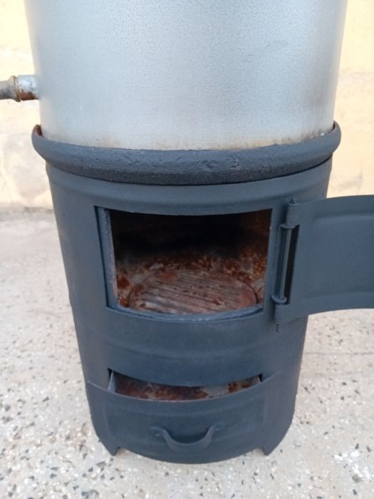 Бойлер на дърва!