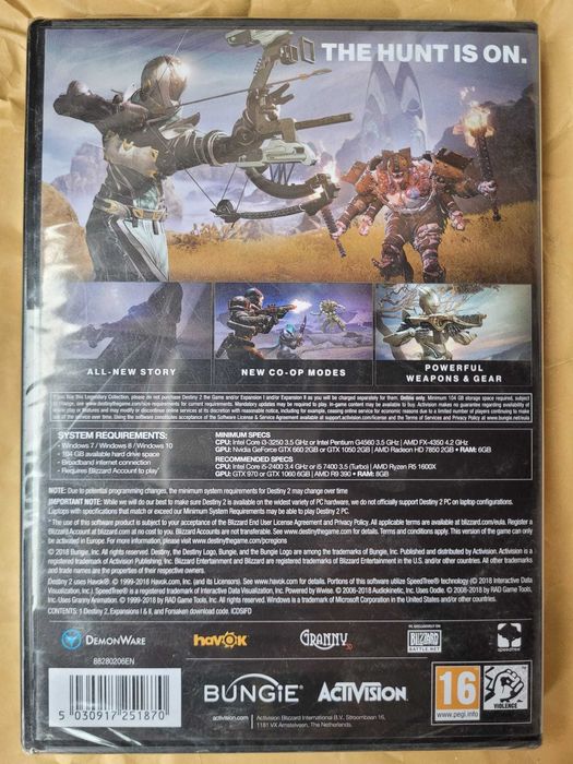 Pachet Joc Destiny 2 Forsaken Legendary Edition pentru PC, NOU 49 Lei
