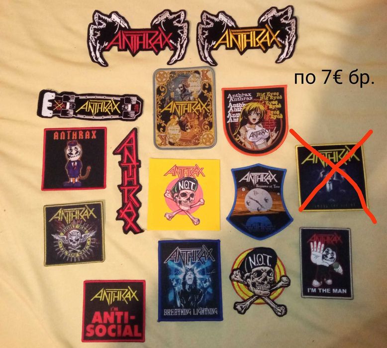 Нашивки на Антракс / Anthrax