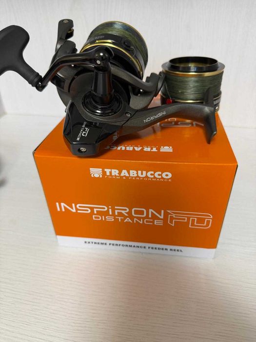Vand doua mulinete Trabucco Inspiron Distance Feeder 6500 + tamburi de rezerva
