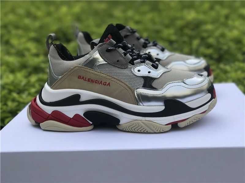 Balenciaga Triple S - Black/Dark Green/Sky Blue