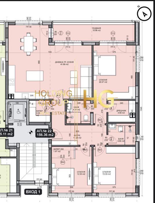 4-стаен в Варна-Галата площ 177 цена 298800