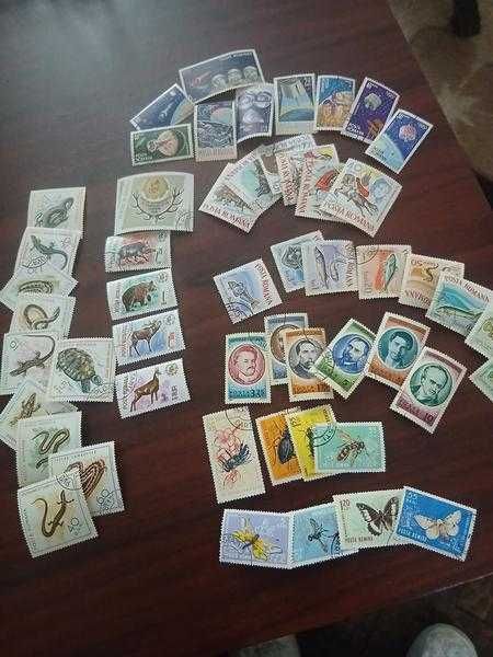 Lot timbre si colite romanesti 1957-1980