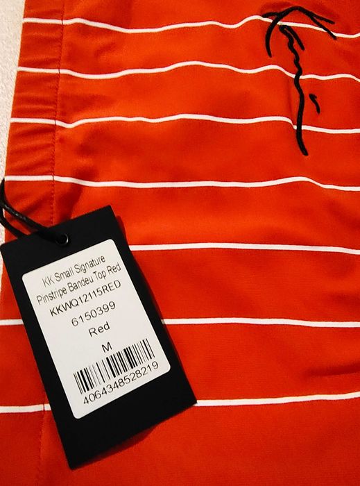 НОВО с етикет! Бюстие Karl Kani , размер M, червено