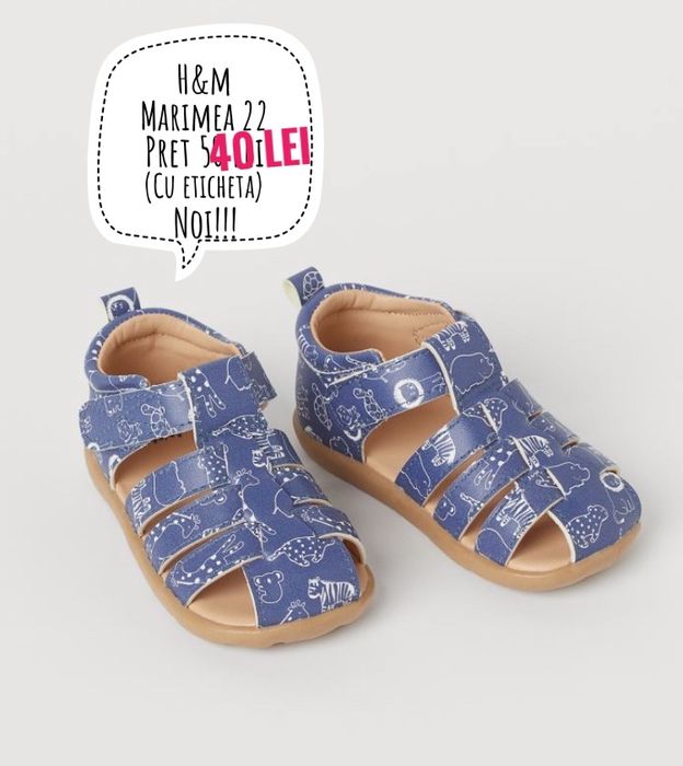 Sandale H&M marimea 22 NOI - pret redus