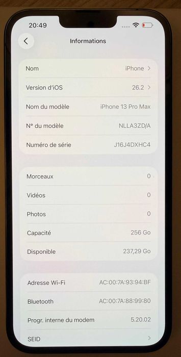 Iphone 13 Pro Max Graphite 256 Gb full box impecabil