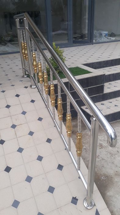 Нержавейка решотка перила панжара аргон сварка...