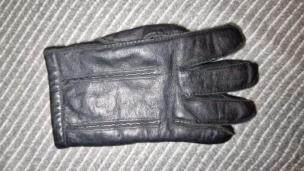 Manusi piele interior lana