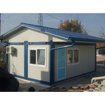 Căsuțe de locuit, casute de locuit pe structura metalica, containere