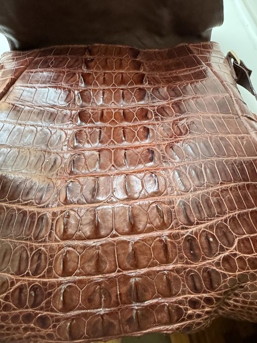 Сумка борсетка крокодил. Эксклюзив