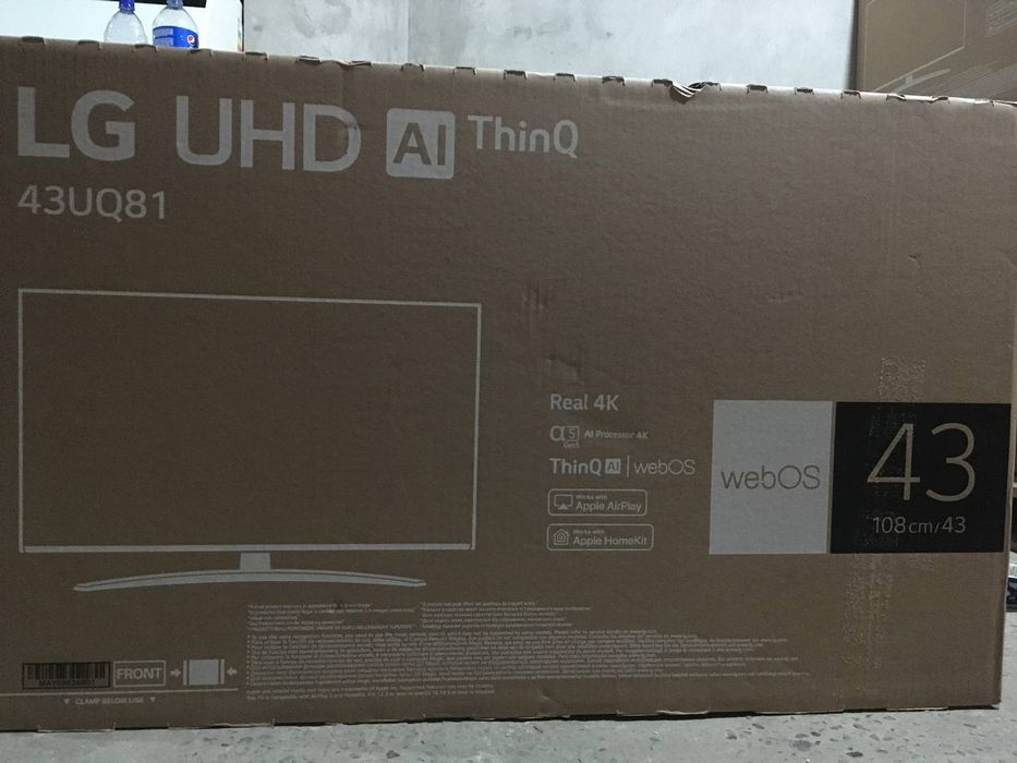 Televizor 43LG 
Серия:65UQ80006
Произведено: 2022 в Индонезий
Пулты:Ме