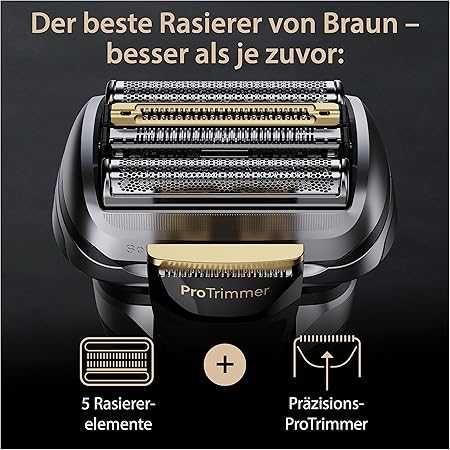 Електрическа самобръсначка Braun Series 9 Pro + 9517s мокро/сухо