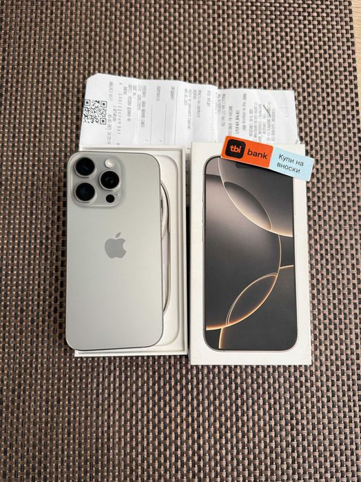 НОВ!/*ЛИЗИНГ*/ iPhone 16 Pro 128Gb Natural Titanium 24М гаранция