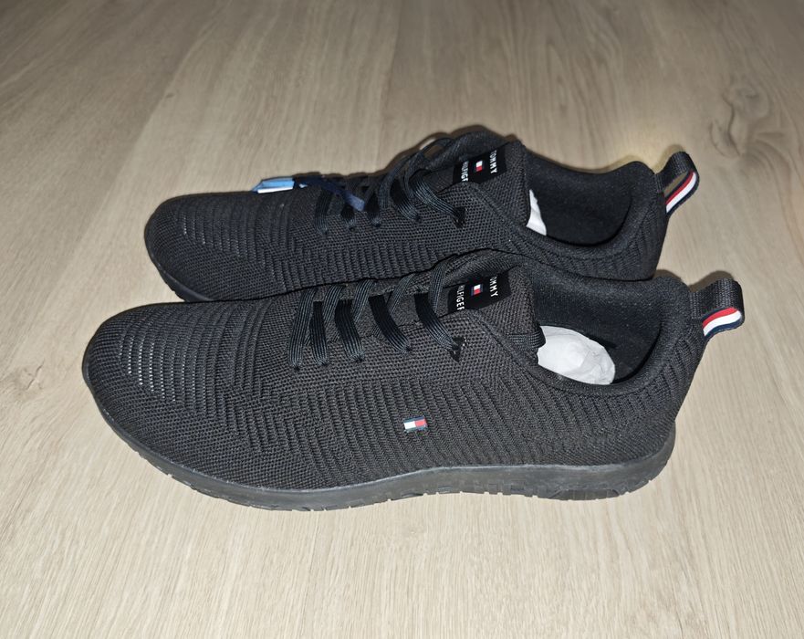 Tommy Hilfiger Signature Knitted Trainers M's, мъжки маратонки, обувки