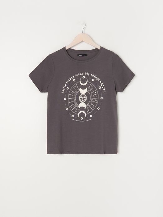 Tricou cu print Sinsay