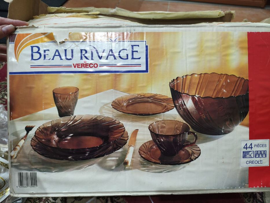 Сервиз Duralex eau rivage set 44 pieces
