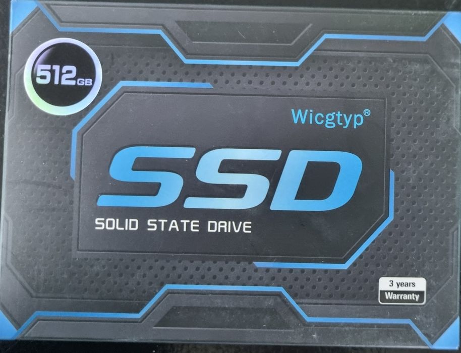 SSD 512 GB yangi