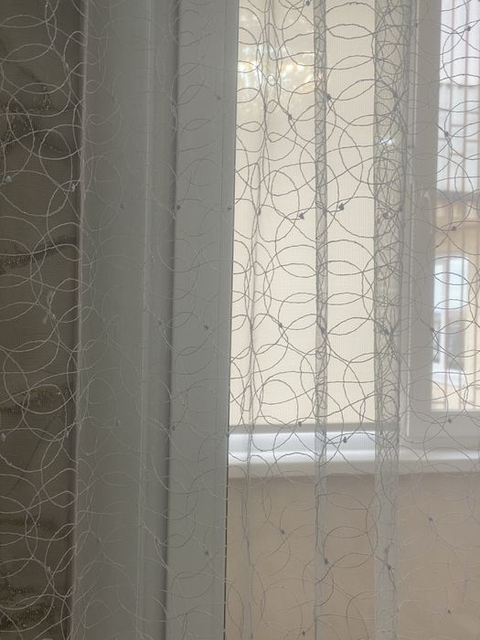 Шторы и тюль новые