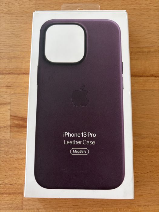 Husa iPhone 13 Pro leather piele originala Apple