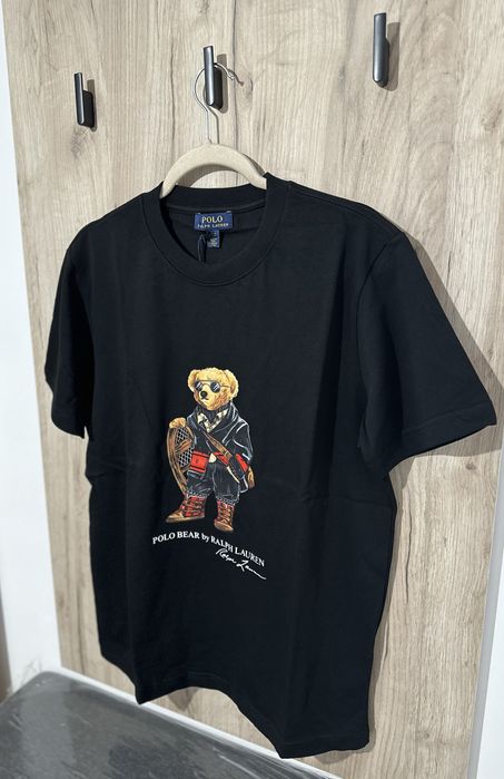 Tricou Polo Bear Negru*EXEMPLAR