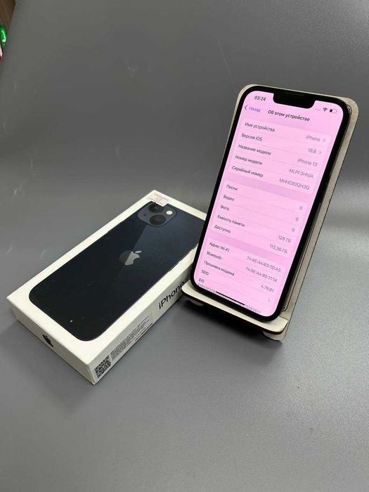 Apple iPhone 13, 128гб, акб84% (Степногорск 914246)