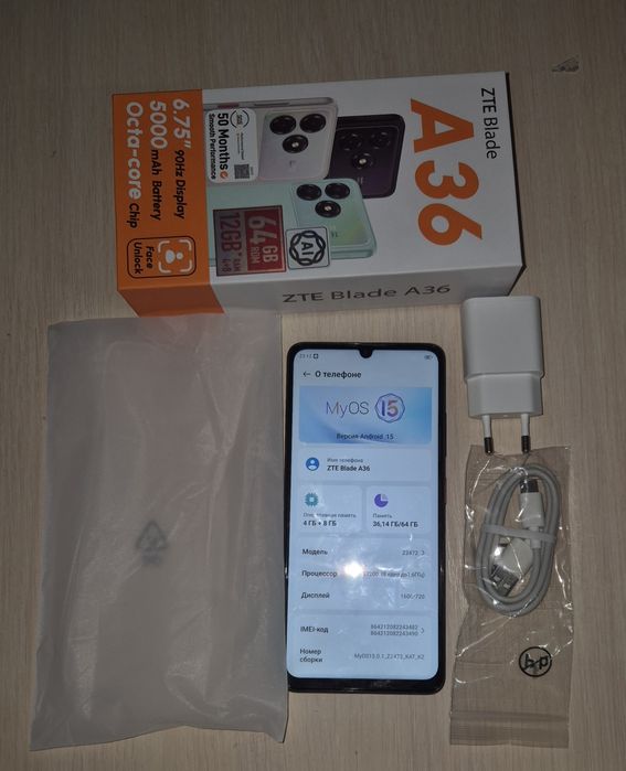 Zte А36 абсолютно новый