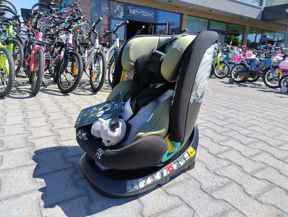 MONI Стол за кола SERENGETI 40-150 см зелен