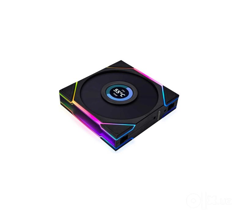 ' Вентилятор Lian Li UNI FAN TL LCD FLEX 120mm Black (1 pack)