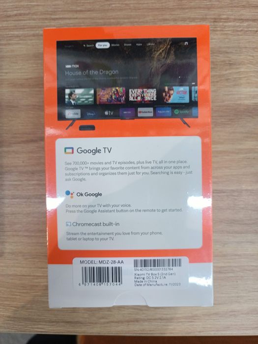 Xiaomi TV BOX S 2nd gen Dostavka bor