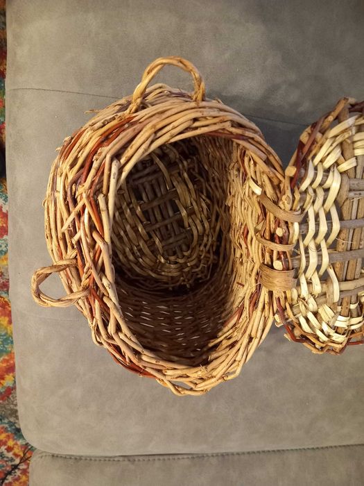 Ръчно плетена кошница от ракита – нова