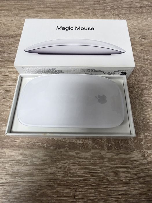 Apple Magic Mouse 3, Multi-Touch Surface, Alb
